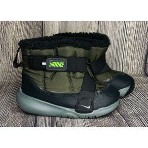 Nike Toddler Flex Advance Boot Cargo Khaki Green Black Gray Strike Size 10C